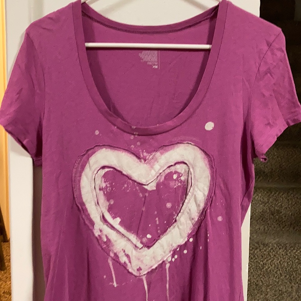 Pink Old Navy Heart Tee